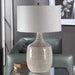 Felipe One Light Table Lamp Brushed Nickel-Lamps-Uttermost-Lighting Design Store