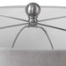 Felipe One Light Table Lamp Brushed Nickel-Lamps-Uttermost-Lighting Design Store