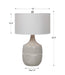 Felipe One Light Table Lamp Brushed Nickel-Lamps-Uttermost-Lighting Design Store