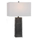 Sanderson One Light Table Lamp Charcoal Glaze-Lamps-Uttermost-Lighting Design Store