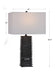 Sanderson One Light Table Lamp Charcoal Glaze-Lamps-Uttermost-Lighting Design Store