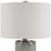 Callais One Light Table Lamp Brushed Nickel-Lamps-Uttermost-Lighting Design Store