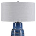 Magellan One Light Table Lamp Brushed Nickel-Lamps-Uttermost-Lighting Design Store