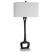 Darbie One Light Table Lamp Aged Black-Lamps-Uttermost-Lighting Design Store