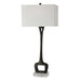 Darbie One Light Table Lamp Aged Black-Lamps-Uttermost-Lighting Design Store