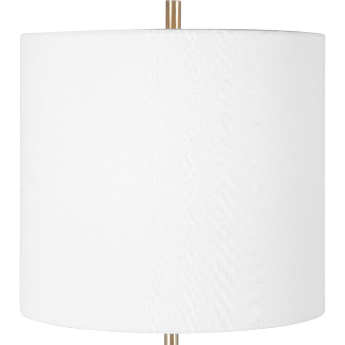 Eloise One Light Table Lamp Brushed Light Brass-Lamps-Uttermost-Lighting Design Store