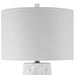 Sinclair One Light Table Lamp Brushed Nickel-Lamps-Uttermost-Lighting Design Store