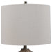 Lagos One Light Table Lamp Brushed Brass-Lamps-Uttermost-Lighting Design Store