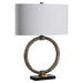 Relic One Light Table Lamp Dark Bronze-Lamps-Uttermost-Lighting Design Store