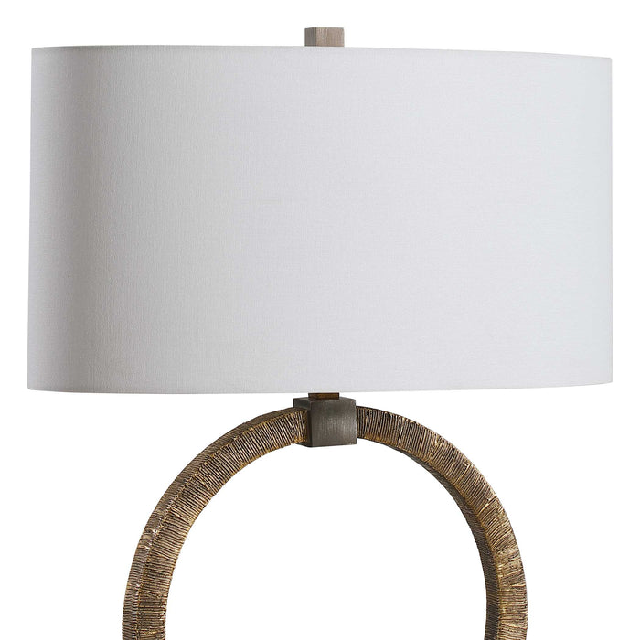 Relic One Light Table Lamp Dark Bronze-Lamps-Uttermost-Lighting Design Store
