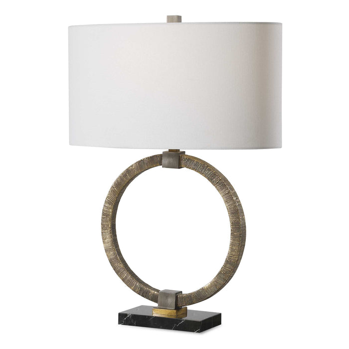Relic One Light Table Lamp Dark Bronze-Lamps-Uttermost-Lighting Design Store