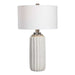 Azariah One Light Table Lamp Brushed Nickel-Lamps-Uttermost-Lighting Design Store