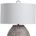 Cyprien One Light Table Lamp Brushed Nickel-Lamps-Uttermost-Lighting Design Store
