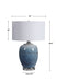 Blue Waters One Light Table Lamp Polished Nickel-Lamps-Uttermost-Lighting Design Store