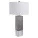 Cordata One Light Table Lamp Polished Nickel-Lamps-Uttermost-Lighting Design Store