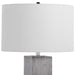 Cordata One Light Table Lamp Polished Nickel-Lamps-Uttermost-Lighting Design Store
