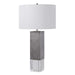 Cordata One Light Table Lamp Polished Nickel-Lamps-Uttermost-Lighting Design Store