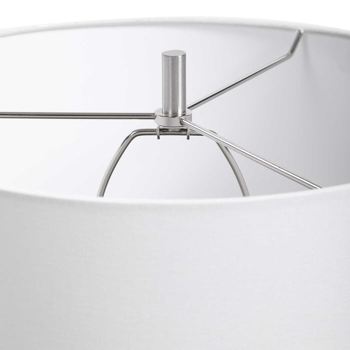 Waves One Light Table Lamp Cobalt Blue-Lamps-Uttermost-Lighting Design Store