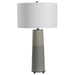 Abdel One Light Table Lamp Gunmetal-Lamps-Uttermost-Lighting Design Store
