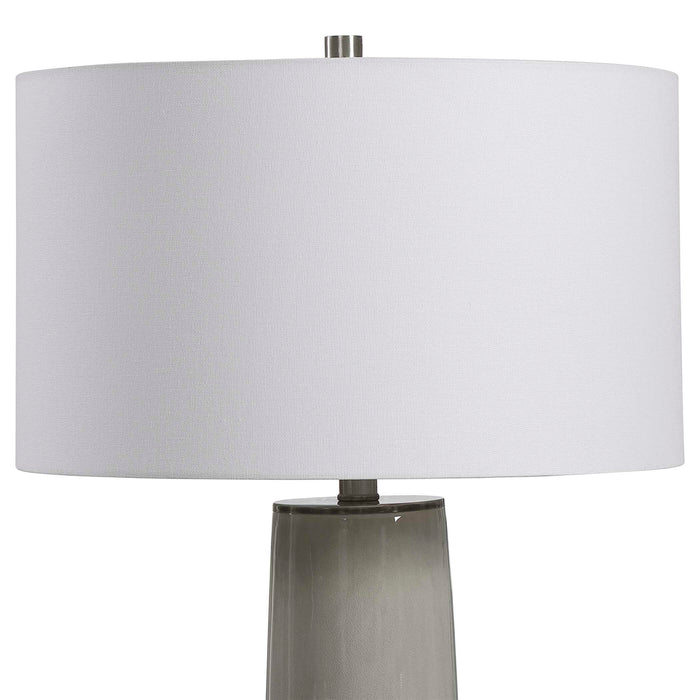 Abdel One Light Table Lamp Gunmetal-Lamps-Uttermost-Lighting Design Store