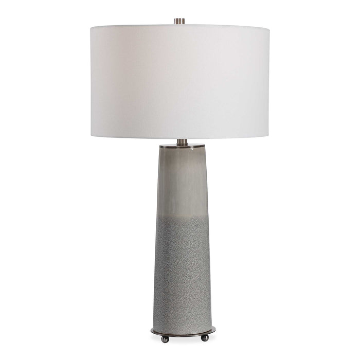Abdel One Light Table Lamp Gunmetal-Lamps-Uttermost-Lighting Design Store
