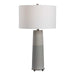 Abdel One Light Table Lamp Gunmetal-Lamps-Uttermost-Lighting Design Store