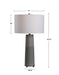 Abdel One Light Table Lamp Gunmetal-Lamps-Uttermost-Lighting Design Store