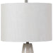 Delgado One Light Table Lamp Brushed Nickel-Lamps-Uttermost-Lighting Design Store