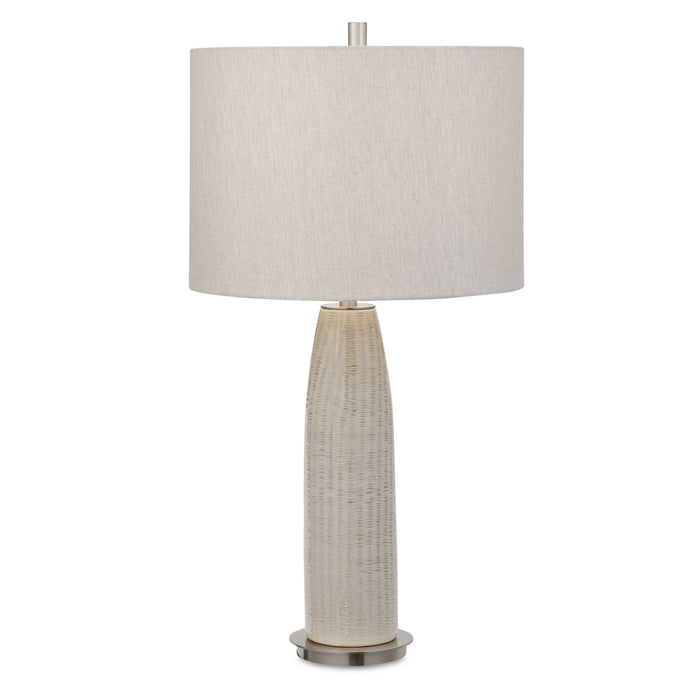 Delgado One Light Table Lamp Brushed Nickel-Lamps-Uttermost-Lighting Design Store