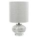 Lenta One Light Accent Lamp Brushed Nickel-Lamps-Uttermost-Lighting Design Store