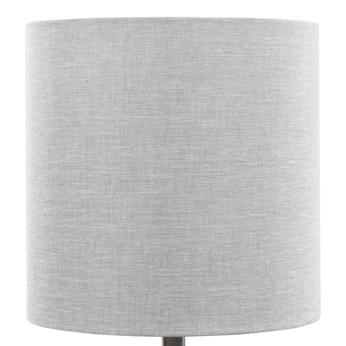Lenta One Light Accent Lamp Brushed Nickel-Lamps-Uttermost-Lighting Design Store