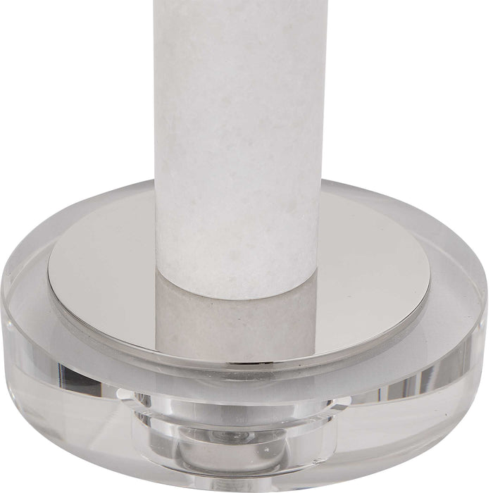 Sussex One Light Buffet Lamp Polished Nickel-Lamps-Uttermost-Lighting Design Store