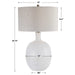 Whiteout One Light Table Lamp Brushed Nickel-Lamps-Uttermost-Lighting Design Store