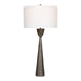 Waller One Light Table Lamp Brushed Nickel-Lamps-Uttermost-Lighting Design Store