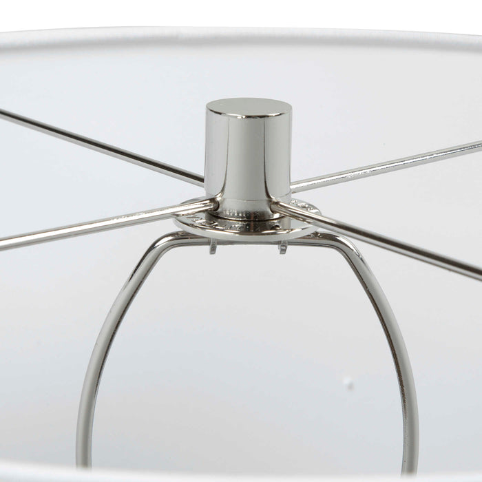 Stargazer One Light Table Lamp Polished Nickel-Lamps-Uttermost-Lighting Design Store