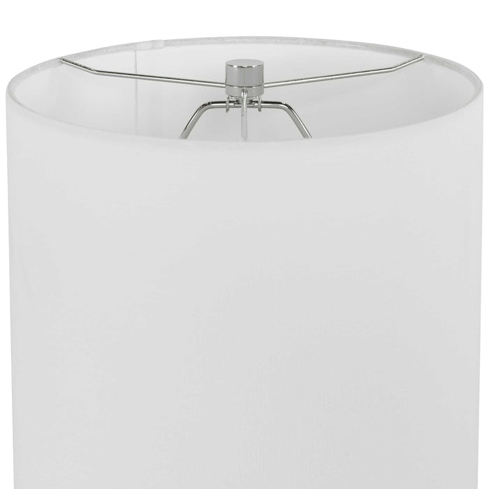 Inverse One Light Table Lamp Black And White-Lamps-Uttermost-Lighting Design Store