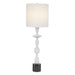 Inverse One Light Table Lamp Black And White-Lamps-Uttermost-Lighting Design Store