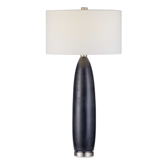 Cullen One Light Table Lamp Brushed Nickel-Lamps-Uttermost-Lighting Design Store
