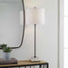 Ciara One Light Buffet Lamp Satin Black-Lamps-Uttermost-Lighting Design Store