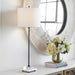 Ciara One Light Buffet Lamp Satin Black-Lamps-Uttermost-Lighting Design Store