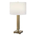 Duomo One Light Table Lamp Antique Brass-Lamps-Uttermost-Lighting Design Store