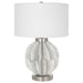 Repetition One Light Table Lamp Brushed Nickel-Lamps-Uttermost-Lighting Design Store