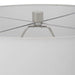 Albany One Light Table Lamp Brushed Nickel-Lamps-Uttermost-Lighting Design Store