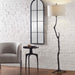 Spruce One Light Floor Lamp Distressed Rustic Black-Lamps-Uttermost-Lighting Design Store