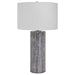 Havana One Light Table Lamp Brushed Nickel-Lamps-Uttermost-Lighting Design Store