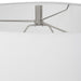 Havana One Light Table Lamp Brushed Nickel-Lamps-Uttermost-Lighting Design Store