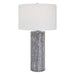 Havana One Light Table Lamp Brushed Nickel-Lamps-Uttermost-Lighting Design Store