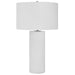 Patchwork One Light Table Lamp Brushed Nickel-Lamps-Uttermost-Lighting Design Store