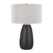 Twilight One Light Table Lamp Brushed Nickel-Lamps-Uttermost-Lighting Design Store