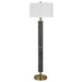 Summit One Light Floor Lamp Antique Brass-Lamps-Uttermost-Lighting Design Store